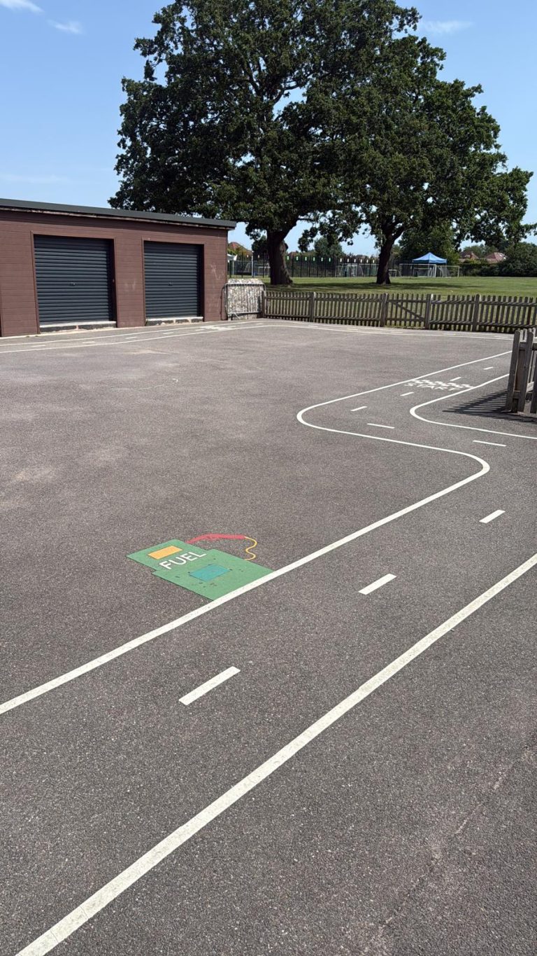 Hinchley Wood School playground before installation, photo 7