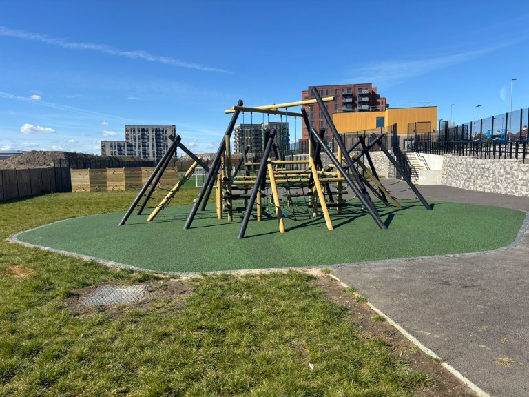 Pathways School playground after installation, photo 3