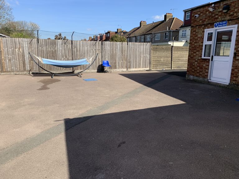 Pathways School playground before installation, photo 6