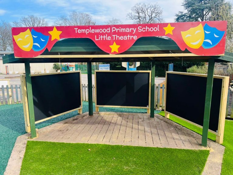 Templewood Primary School playground after installation, photo 1
