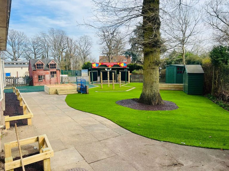 Templewood Primary School playground after installation, photo 2