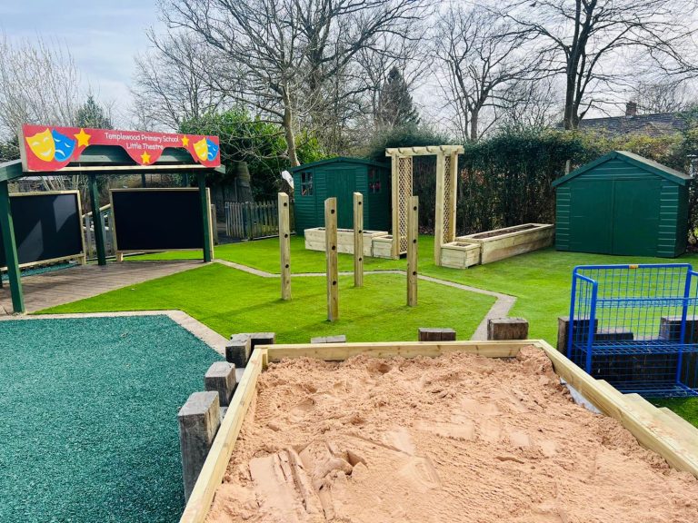 Templewood Primary School playground after installation, photo 4