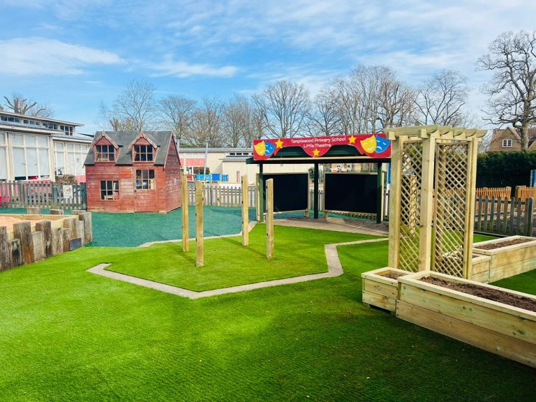 Templewood Primary School playground after installation, photo 5