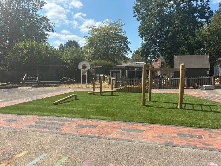 Templewood Primary School playground after installation, photo 7