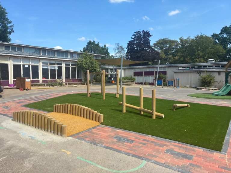 Templewood Primary School playground after installation, photo 9