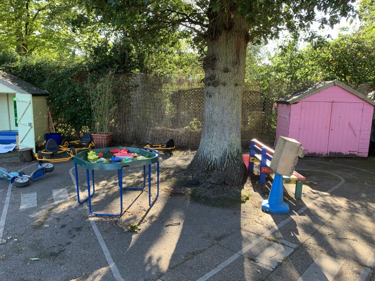 Templewood Primary School playground before installation, photo 4