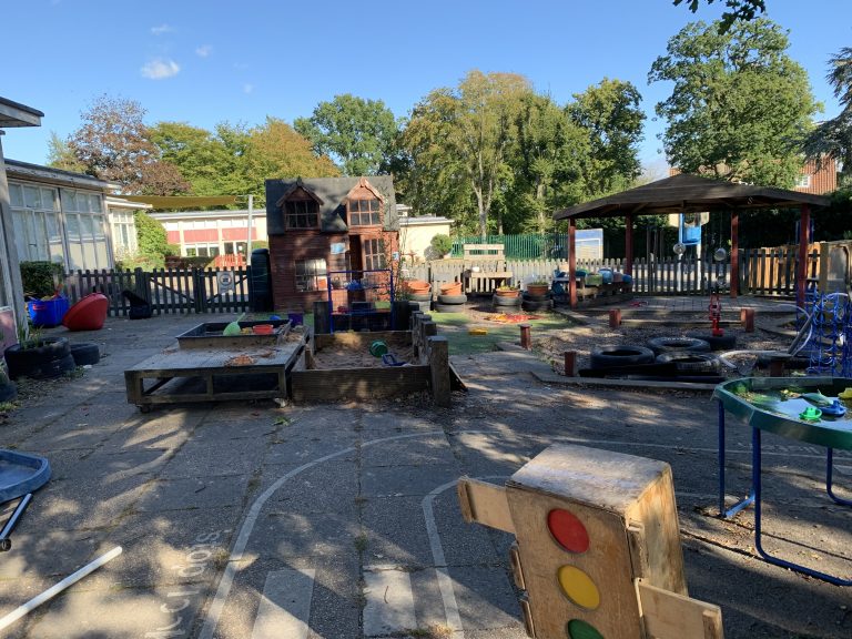 Templewood Primary School playground before installation, photo 5